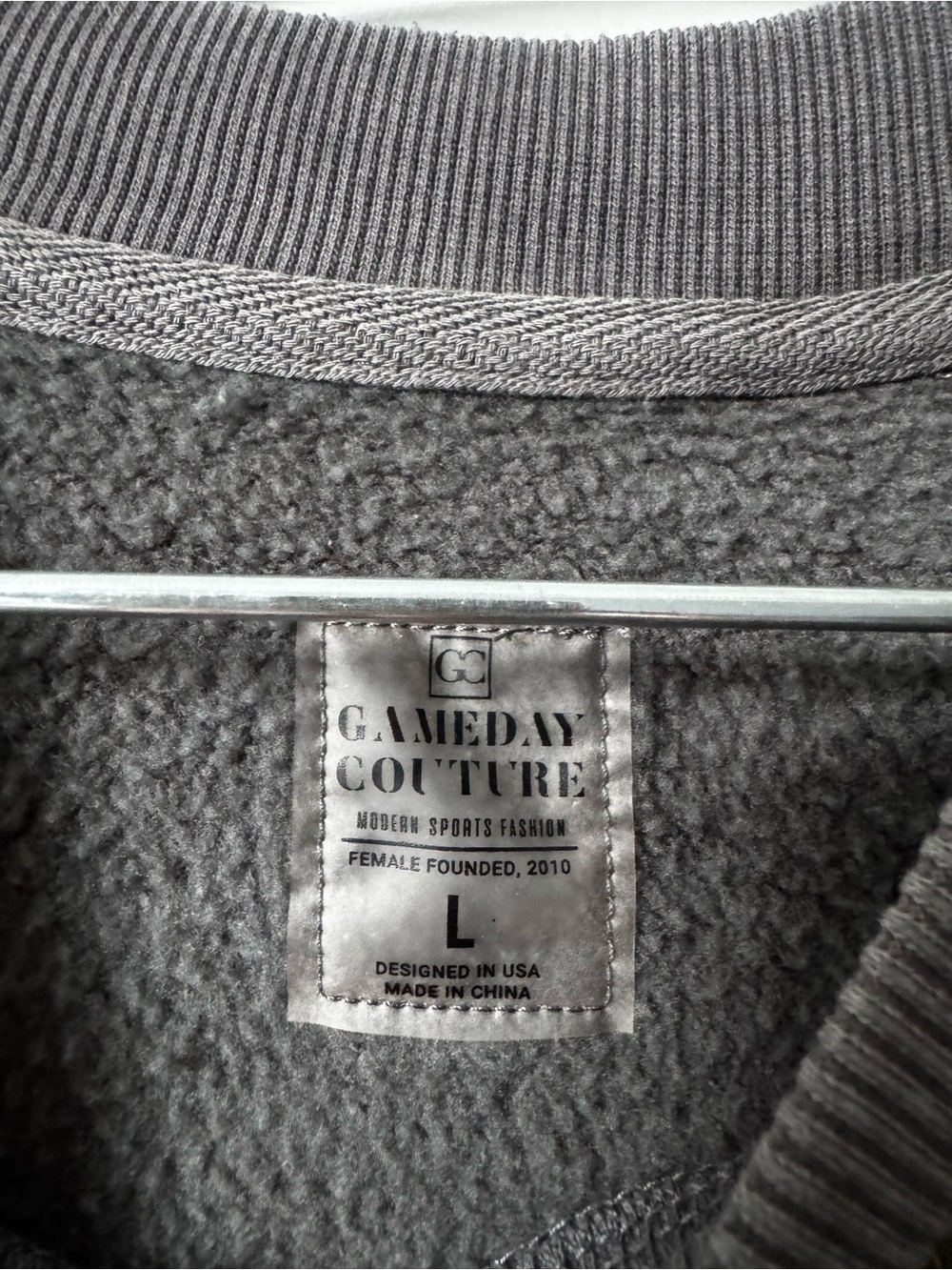 Gray and Yellow West Virginia Mountaineers Sweatshirt Women’s - Oversized NWOT - Picture 2 of 3